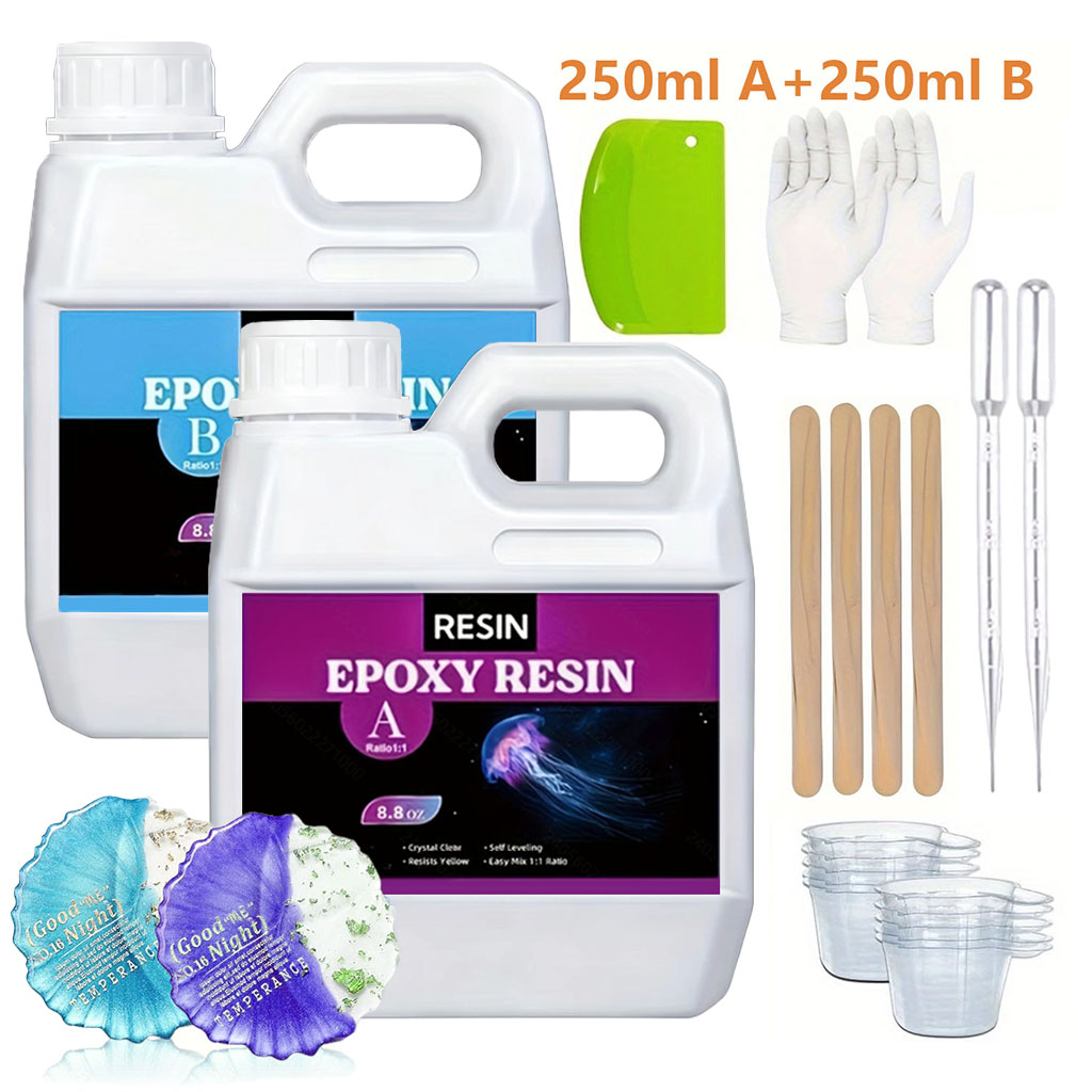 Resin Jewelry Kit - Kit de Resina Epóxi Transparente de