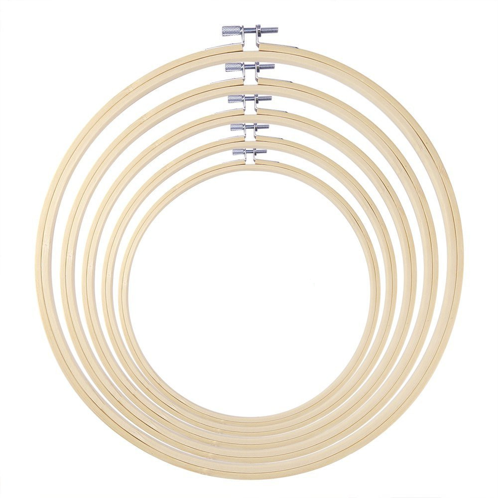 Wood Ring Blank - 30cm diy bordado aro ferramenta arte