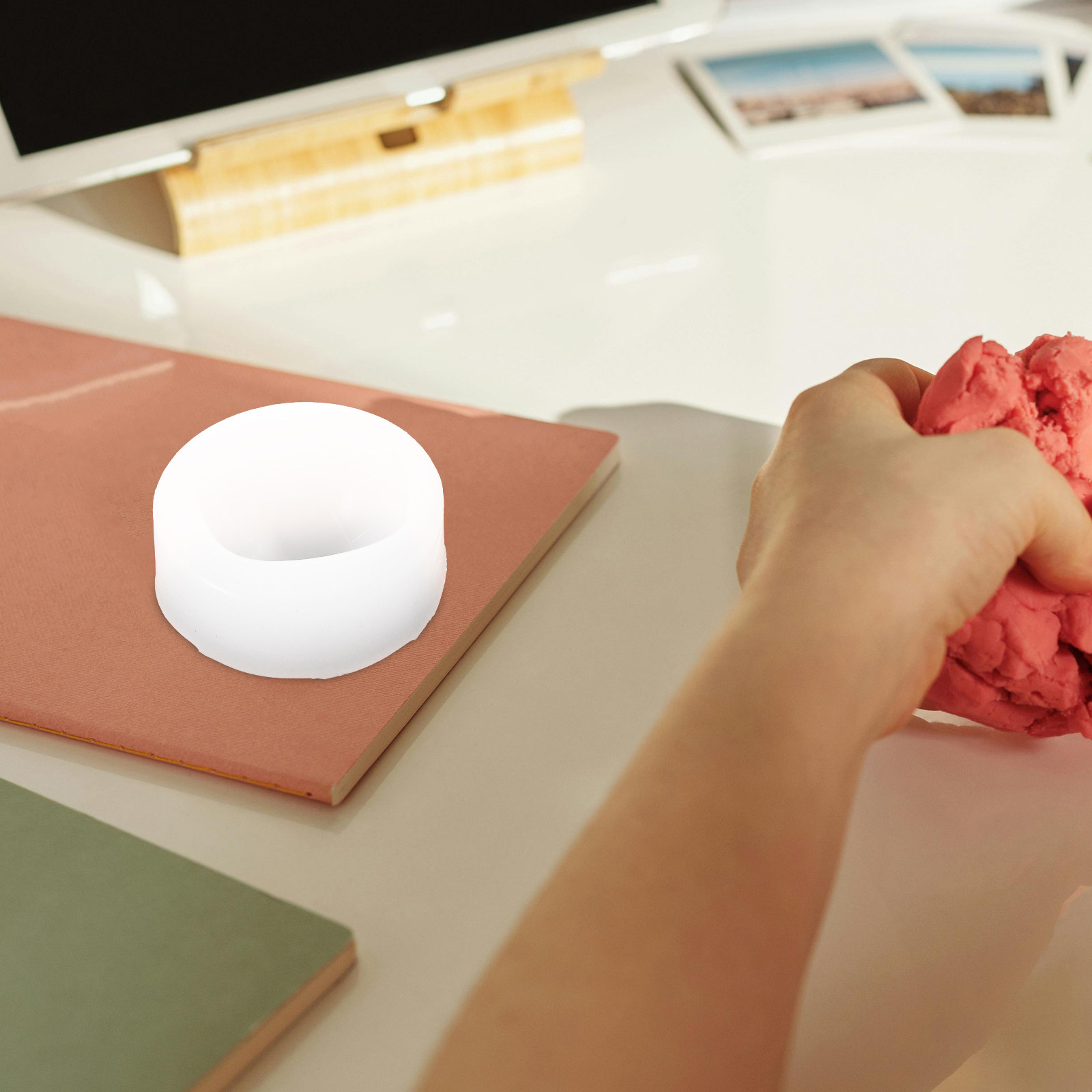 Crafting Resin - Molde de Silicone para Rosto Humano,