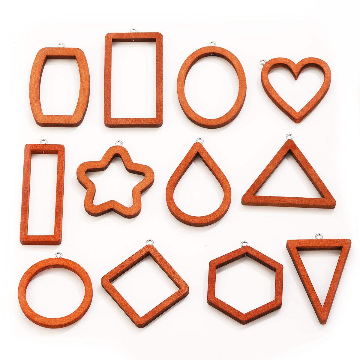 Resin Craft Projects - 10 Peças de Pingentes Geométricos de