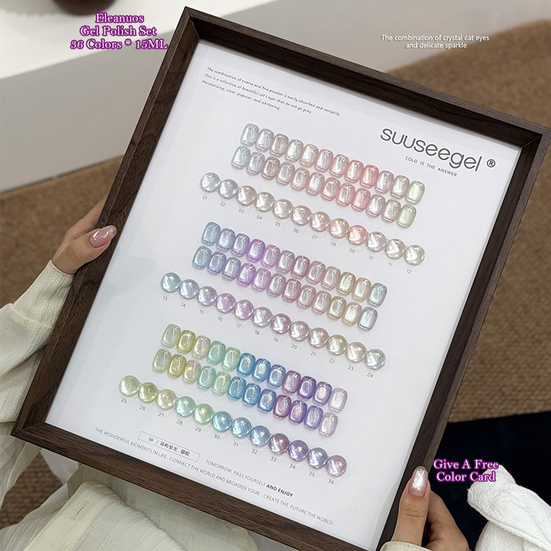 Resin Glitter Pack - Conjunto de 36 Cores de Esmalte