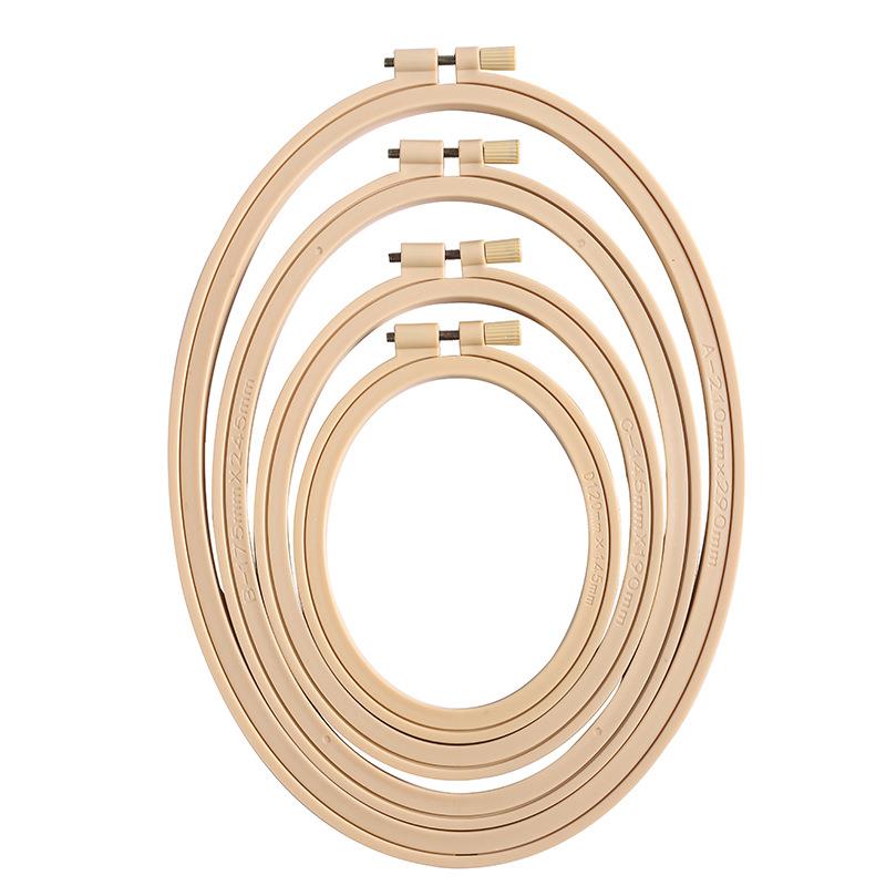 Aros De Bordado Oval De Plásti - Wood Ring Blank avaliação e preço