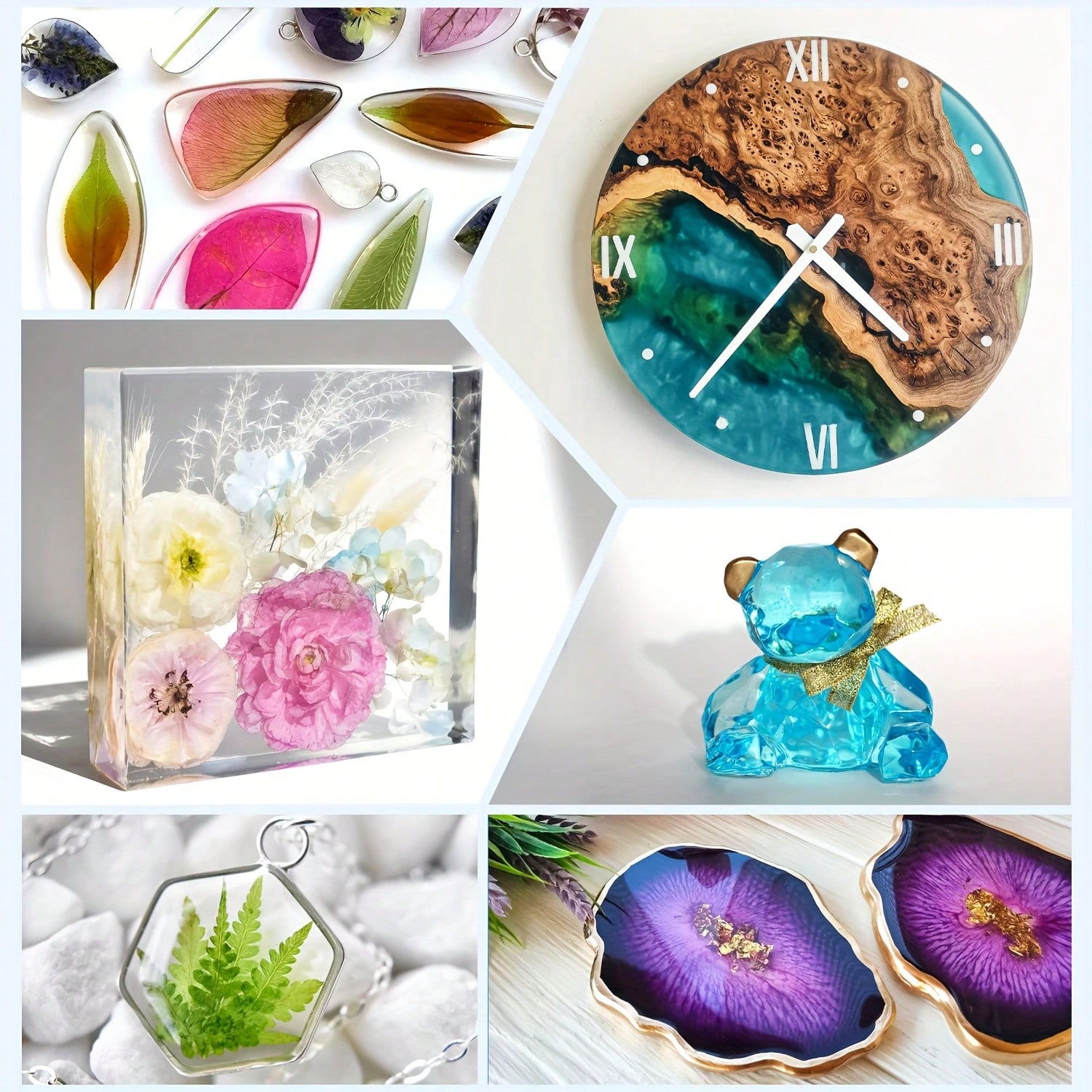 Kit de Resina Epóxi Transparen - Resin Jewelry Kit avaliação e preço