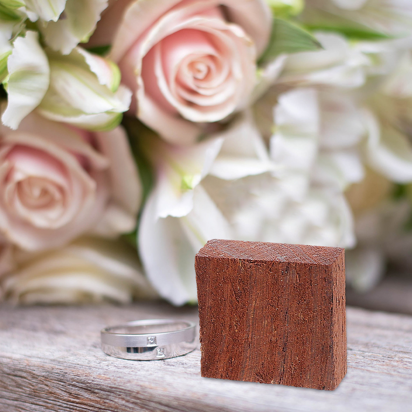 4 Peças de Anéis de Madeira Na - Wood Ring Blank avaliação e preço