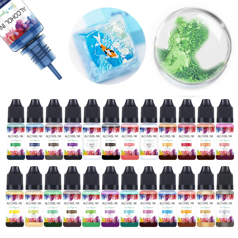 10ml tinta de arte álcool resi - Resin Dye Alcohol avaliação e preço