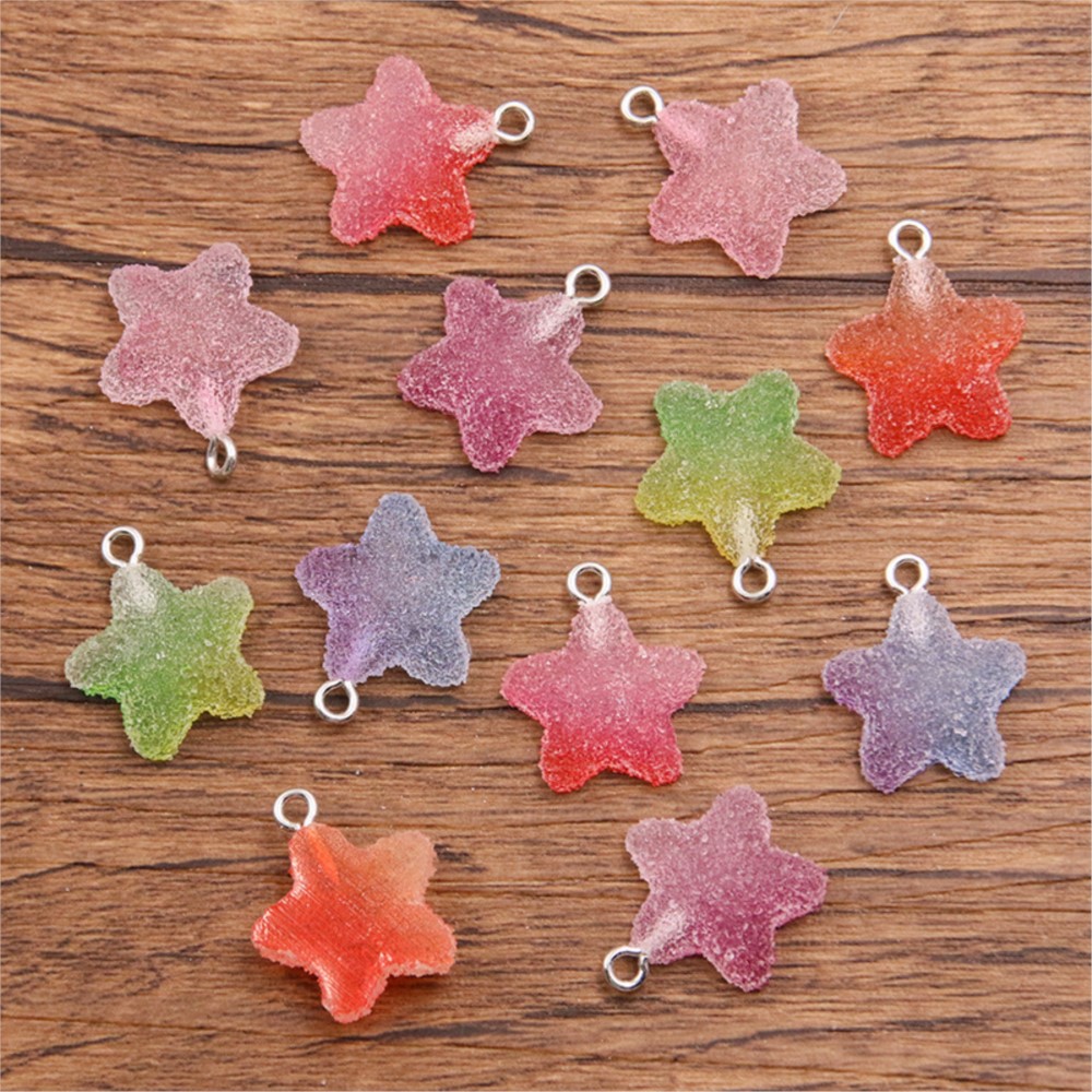 20 pçs cor gradiente doces res - Resin Craft Projects avaliação e preço