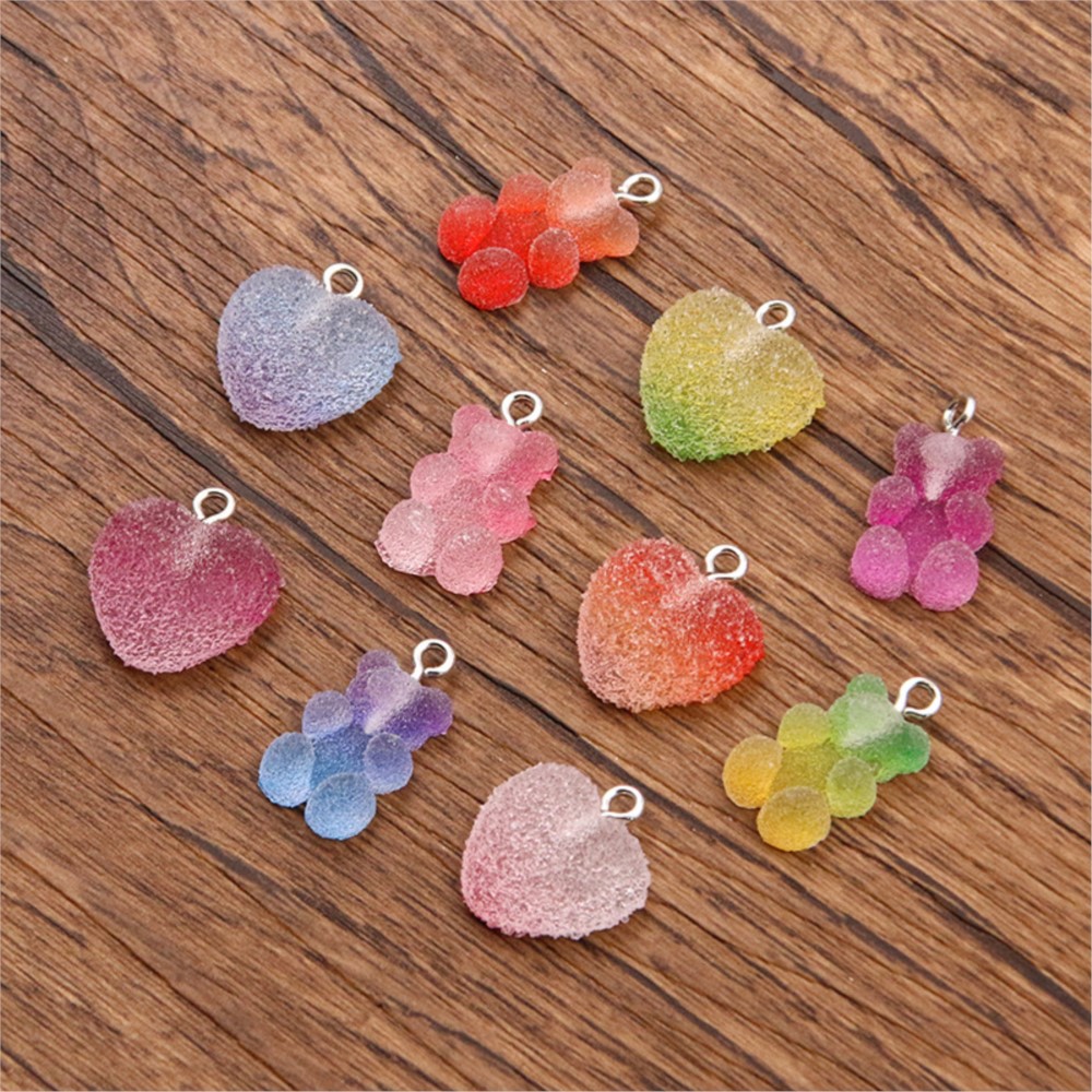 20 pçs cor gradiente doces res - Resin Craft Projects avaliação e preço