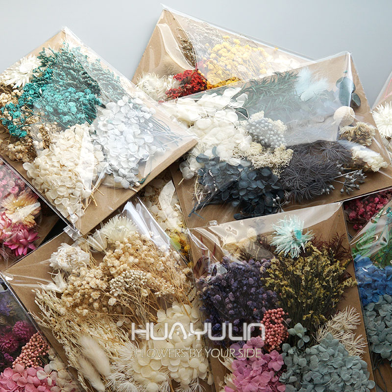 1 pacote de plantas artificiai - Dried Flower Bulk avaliação e preço