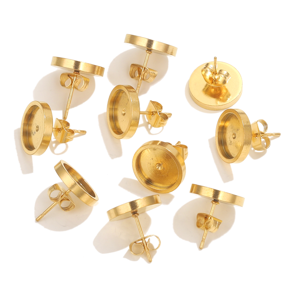 10 pçs de aço inoxidável ouro  - Resin Jewelry Kit avaliação e preço